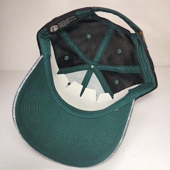 Fersten Maxfield Men's Hat Cap Two-tone Green and Black Mesh Back Adjustable New - Picture 11 of 12
